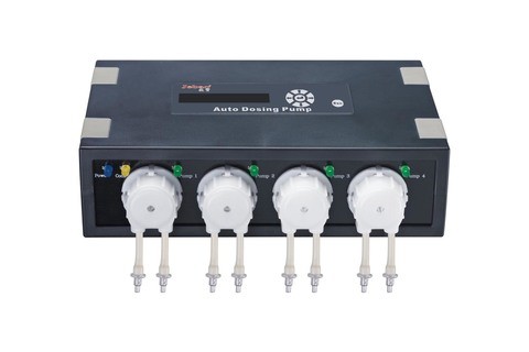 Akvaarion lannoitteen annostelupumppu 4 pistorasiaan