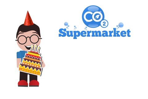 Valokuva CO2 Supermarketin syntymäpäivälahjakortista