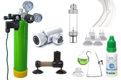 Ammattimainen akvaarion CO2-järjestelmä sylinterillä 20 l - 500 l+